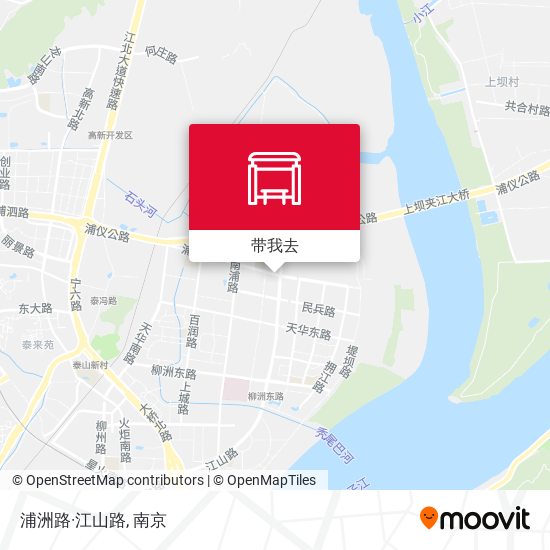 浦洲路·江山路地图