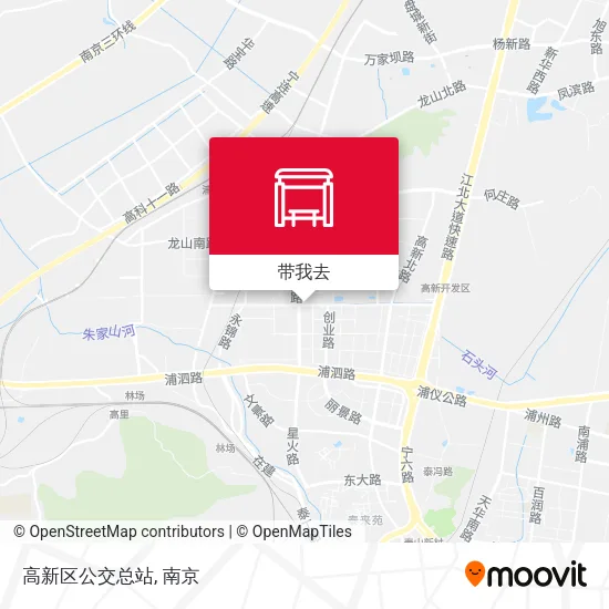 高新区公交总站地图