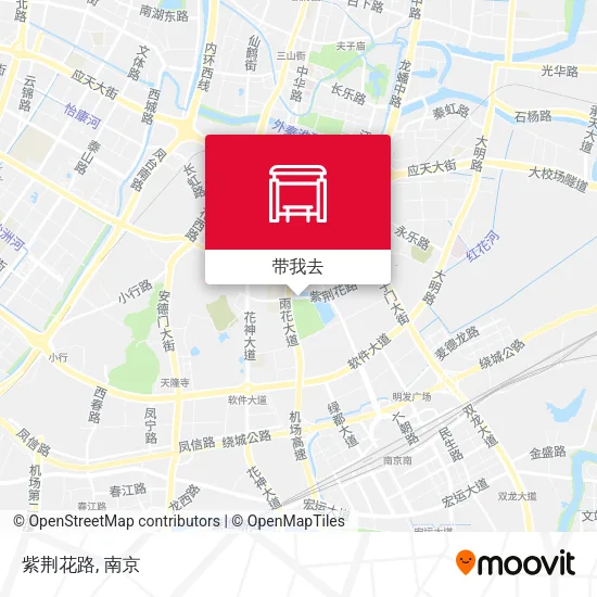 紫荆花路地图