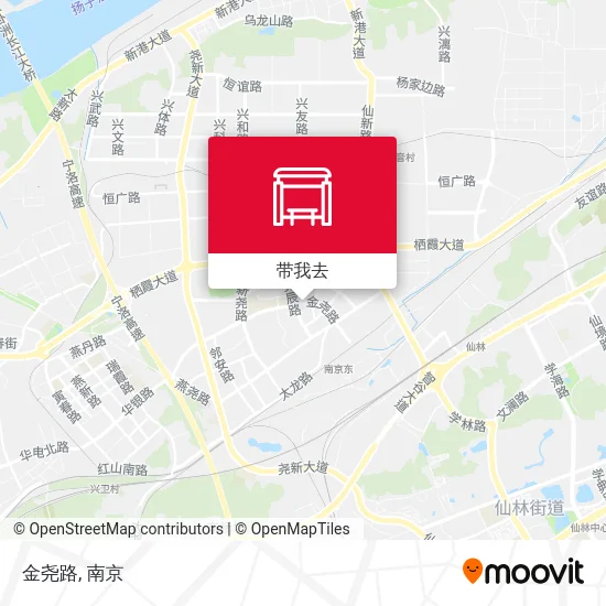 金尧路地图
