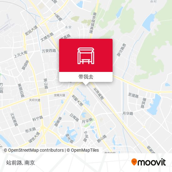站前路地图