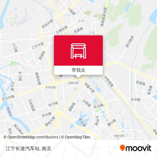 江宁长途汽车站地图