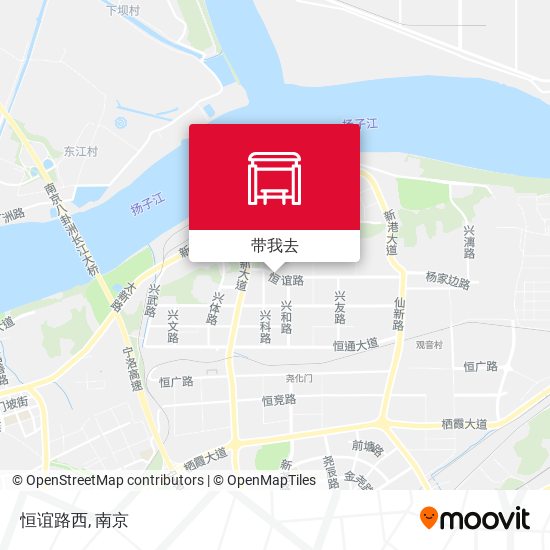 恒谊路西地图