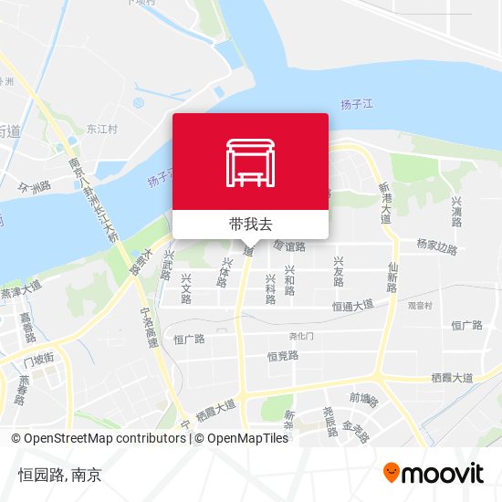 恒园路地图