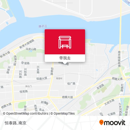 恒泰路地图