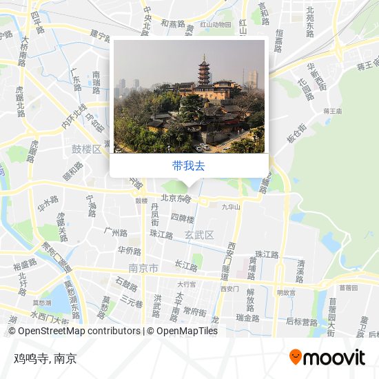 鸡鸣寺地图