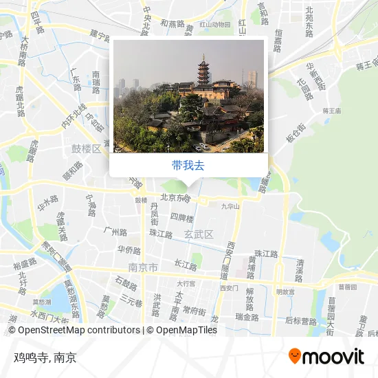 鸡鸣寺地图