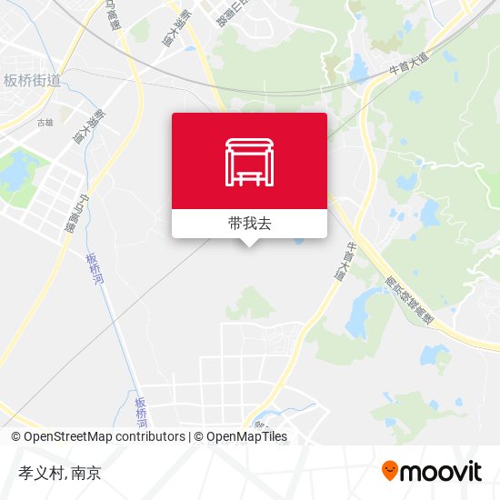 孝义村地图