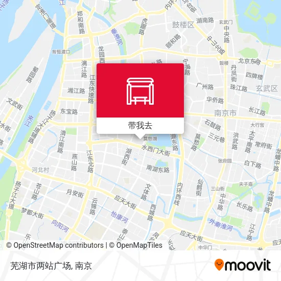 芜湖市两站广场地图