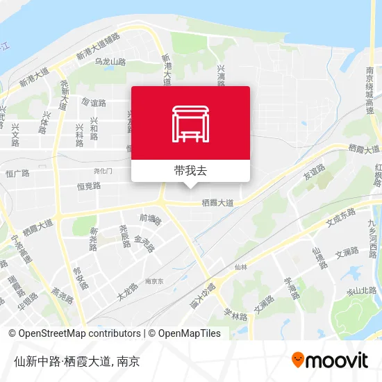 仙新中路·栖霞大道地图