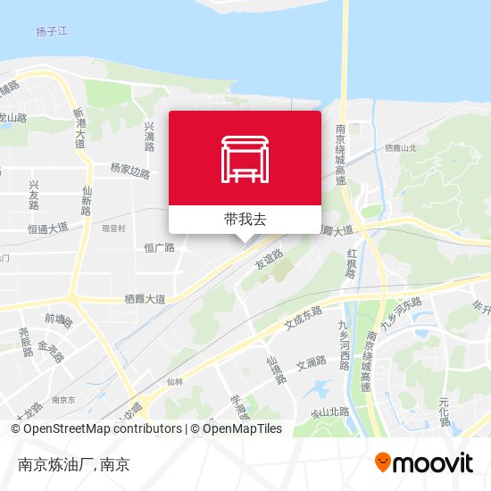 南京炼油厂地图