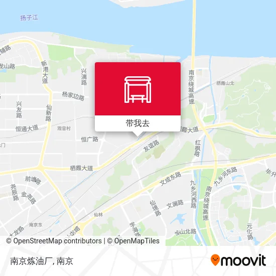 南京炼油厂地图