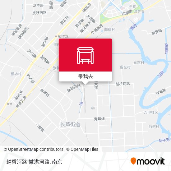 赵桥河路·撇洪河路地图