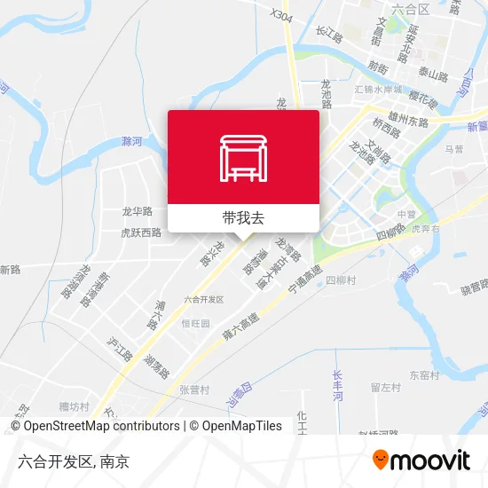 六合开发区地图