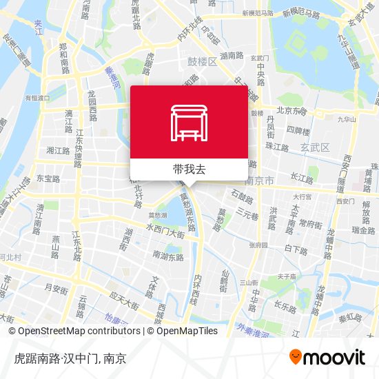 虎踞南路·汉中门地图