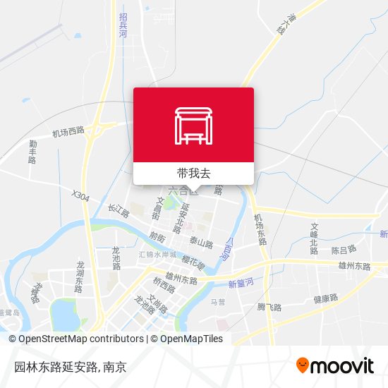 园林东路延安路地图