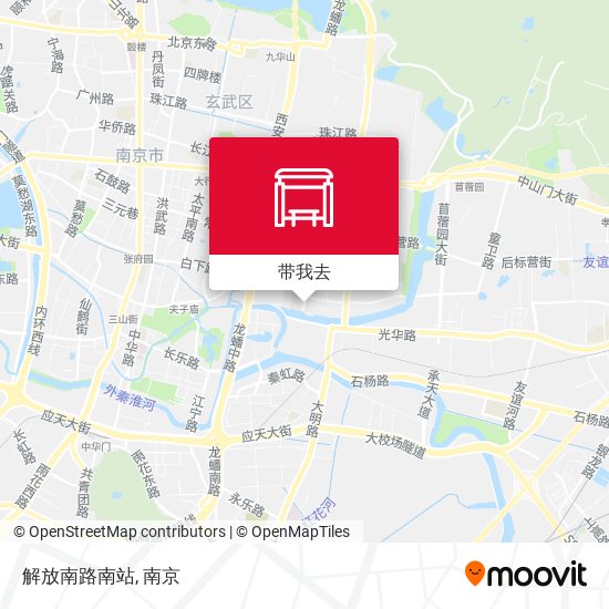 解放南路南站地图