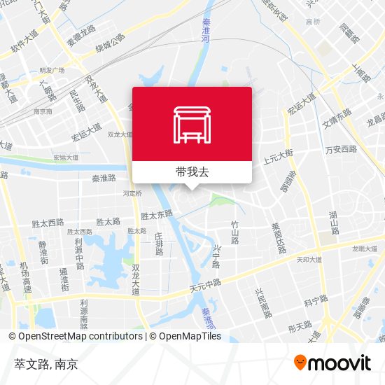 萃文路地图