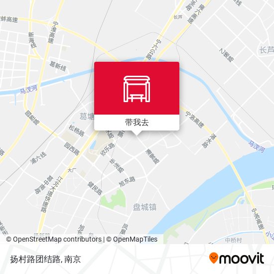 扬村路团结路地图