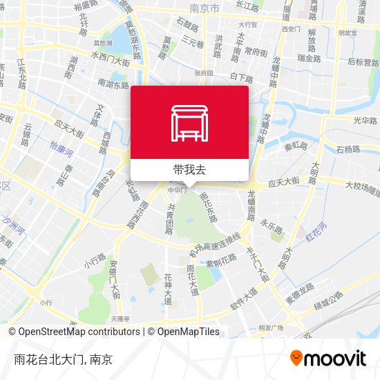 雨花台北大门地图