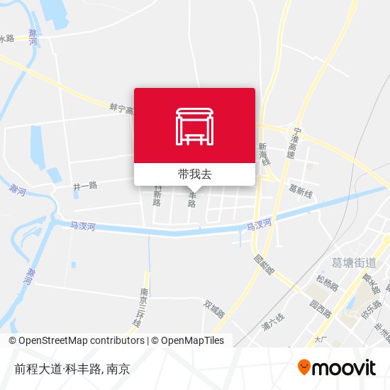 前程大道·科丰路地图