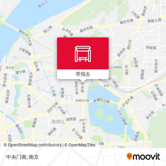 中央门南地图