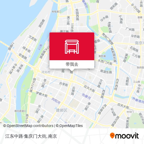 江东中路·集庆门大街地图