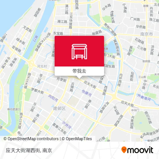 应天大街湖西街地图