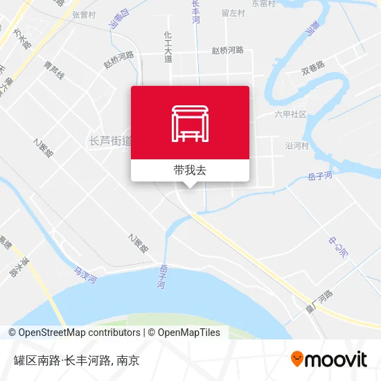 罐区南路·长丰河路地图