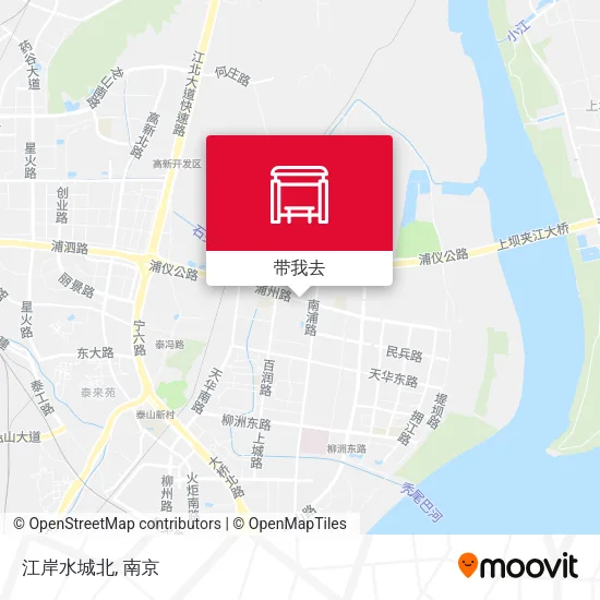 江岸水城北地图