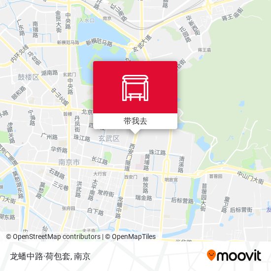 龙蟠中路·荷包套地图