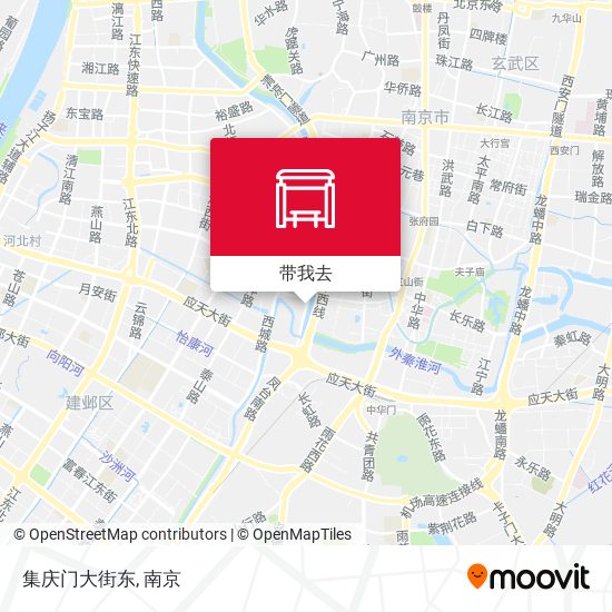 集庆门大街东地图