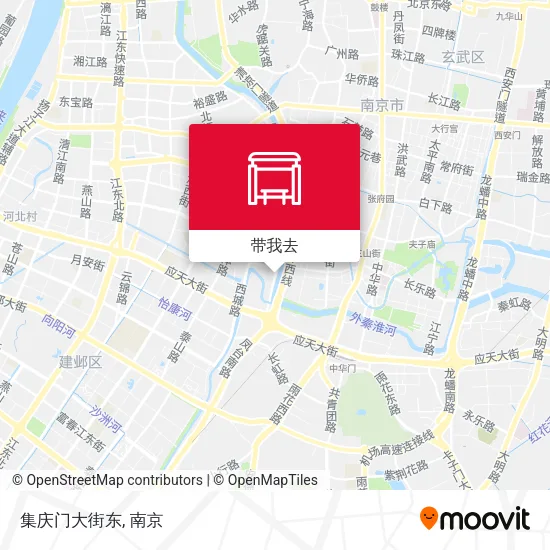 集庆门大街东地图