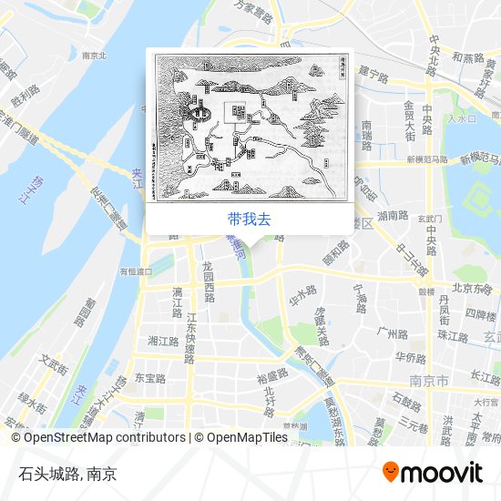 石头城路地图