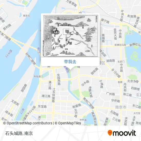 石头城路地图