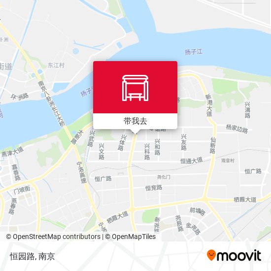 恒园路地图