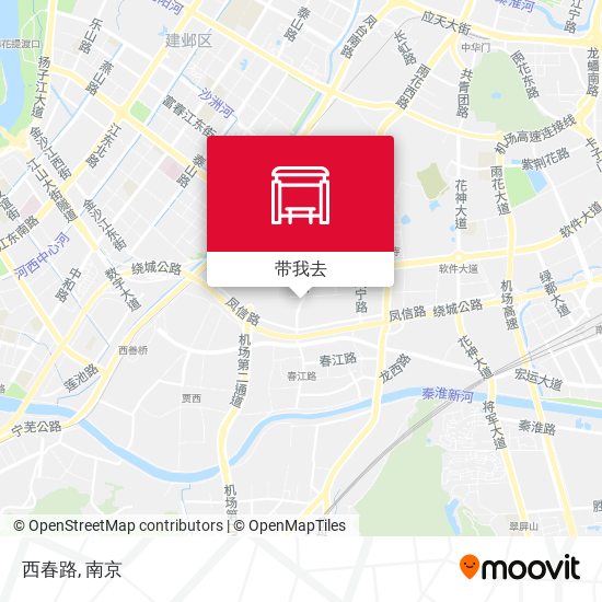 西春路地图