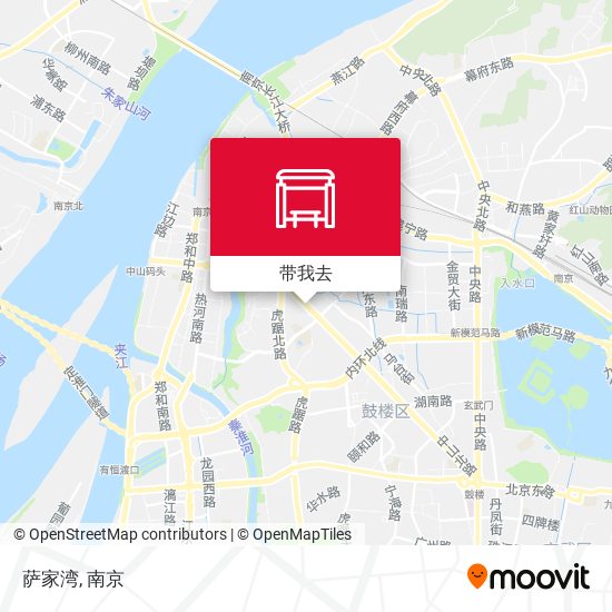 萨家湾地图