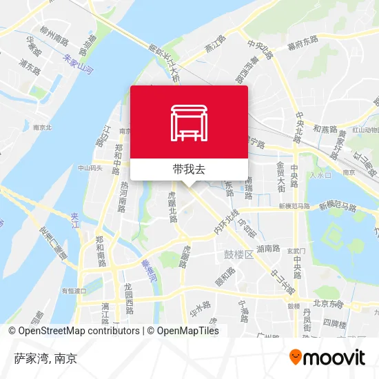 萨家湾地图