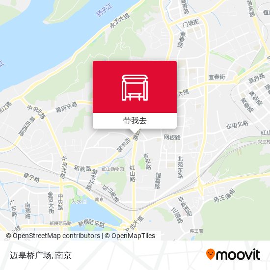 迈皋桥广场地图