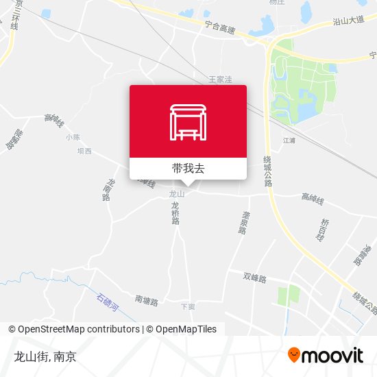 龙山街地图