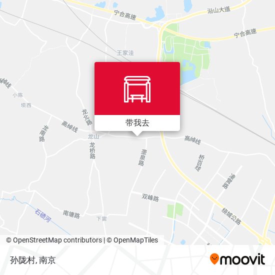 孙陇村地图