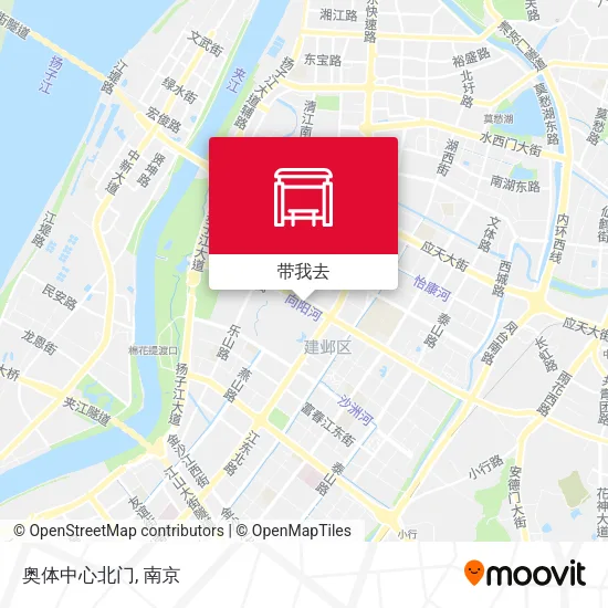 奥体中心北门地图