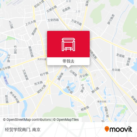 经贸学院南门地图