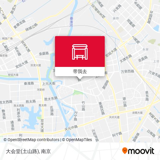 大会堂(土山路)地图