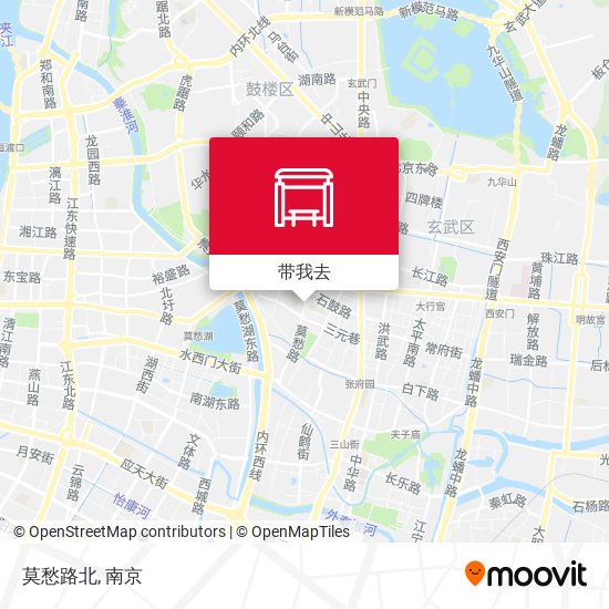 莫愁路北地图