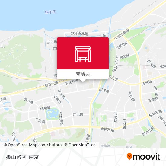 摄山路南地图