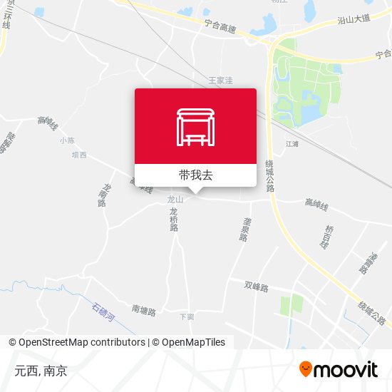 元西地图