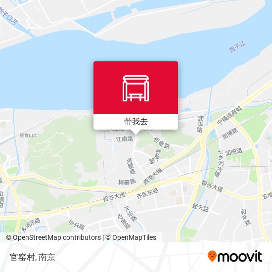 官窑村地图