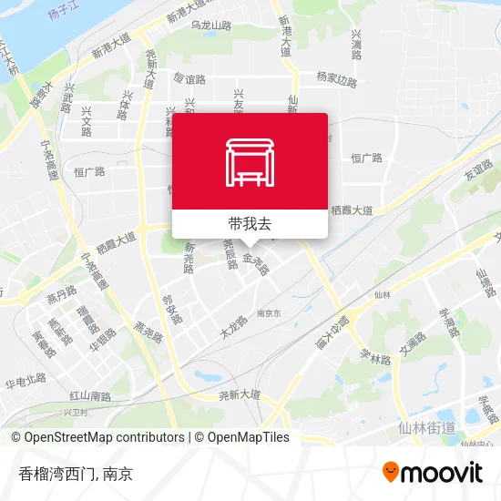 香榴湾西门地图